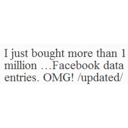 Bugarski bloger kupio podatke milion korisnika Facebook-a za samo 5 dolara